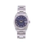 Montre d'occasion ROLEX DateJust Medium femme mouvement automatique certifié (cosc) bracelet acier - vue 1