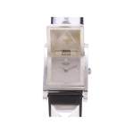 Montre d'occasion HERMES Medor Argent femme quartz bracelet cuir d'origine - vue 1