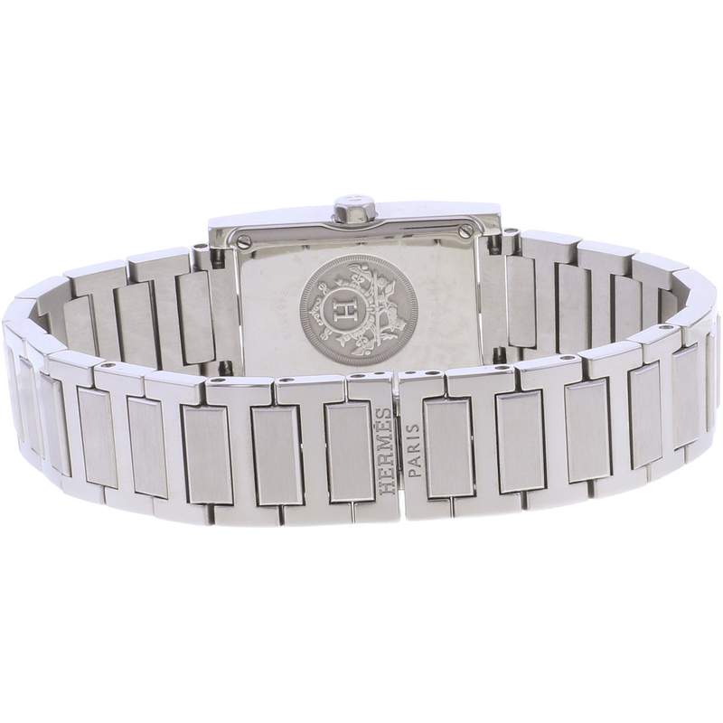 Montre d'occasion HERMES Tandem femme quartz bracelet acier - vue 3