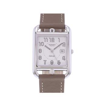 Montre d'occasion HERMES Cape Cod mixte automatique bracelet cuir