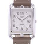 Montre d'occasion HERMES Cape Cod mixte automatique bracelet cuir - vue D1