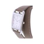 Montre d'occasion HERMES Cape Cod mixte automatique bracelet cuir cresus - vue D2