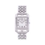 Montre d'occasion HERMES Cape Cod femme quartz bracelet acier - vue 1