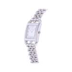 Montre d'occasion HERMES Cape Cod femme quartz bracelet acier - vue D2
