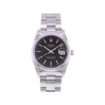 Montre d'occasion ROLEX Date femme mouvement automatique certifié (cosc) bracelet acier - vue 1