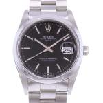 Montre d'occasion ROLEX Date femme mouvement automatique certifié (cosc) bracelet acier - vue D1