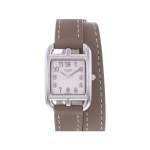 Montre d'occasion HERMES Cape Cod femme quartz bracelet cuir cresus - vue 1