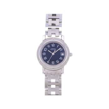 Montre d'occasion HERMES Clipper femme quartz bracelet acier