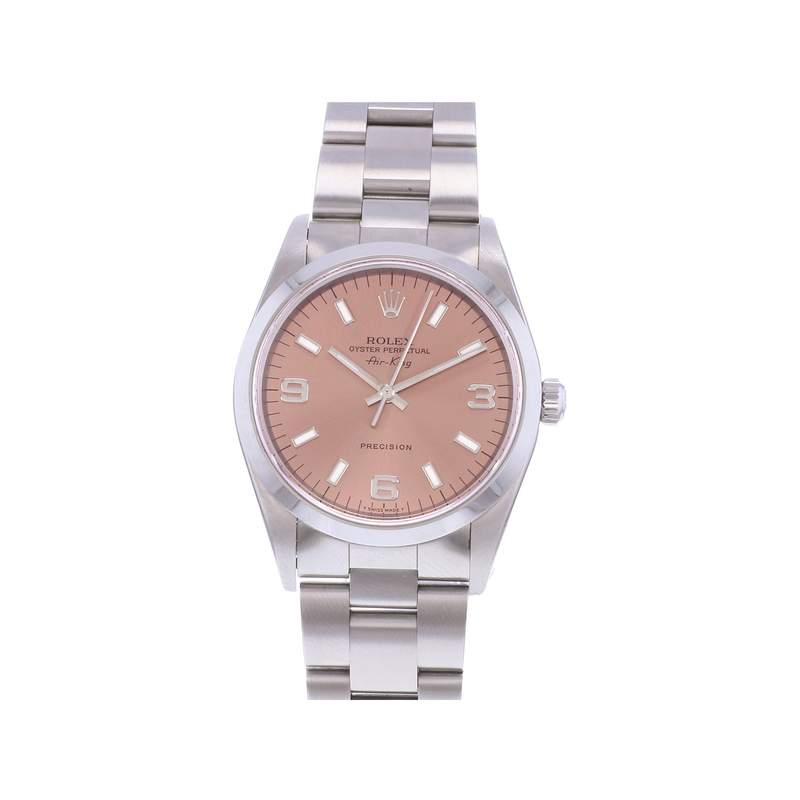 Montre d'occasion ROLEX Air King Precision homme automatique bracelet acier - vue 1