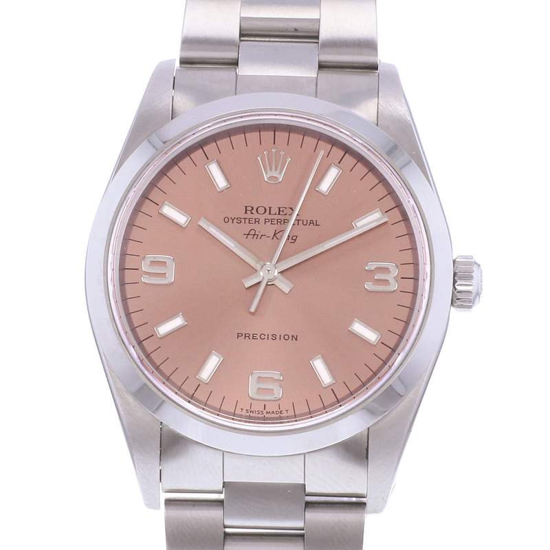 Montre d'occasion ROLEX Air King Precision homme automatique bracelet acier - vue D1