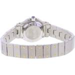 Montre d'occasion CARTIER Santos Octogonale femme automatique bracelet or jaune 750/000 et acier - vue 3
