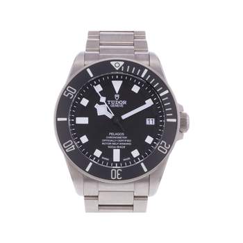 Montre d'occasion TUDOR Pelagos homme mouvement automatique certifié (cosc) bracelet titane