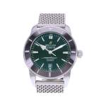 Montre d'occasion BREITLING SuperOcean Heritage 46 homme mouvement automatique certifié (cosc) bracelet acier - vue 1