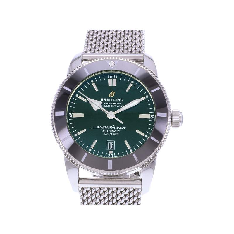 Montre d'occasion BREITLING SuperOcean Heritage 46 homme mouvement automatique certifié (cosc) bracelet acier - vue 1
