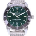 Montre d'occasion BREITLING SuperOcean Heritage 46 homme mouvement automatique certifié (cosc) bracelet acier - vue D1