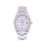 Montre d'occasion ROLEX Date femme mouvement automatique certifié (cosc) bracelet acier - vue 1