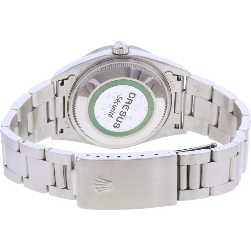 Montre d'occasion ROLEX Date femme mouvement automatique certifié (cosc) bracelet acier - vue 3
