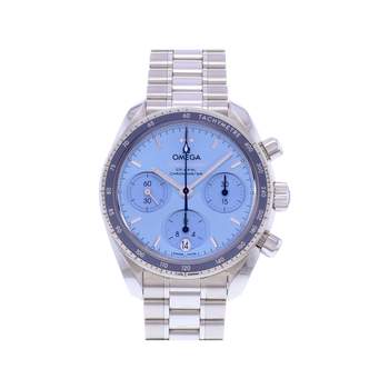 Montre d'occasion OMEGA Speedmaster 38 homme mouvement automatique certifié (cosc) bracelet acier