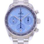 Montre d'occasion OMEGA Speedmaster 38 homme mouvement automatique certifié (cosc) bracelet acier - vue D1