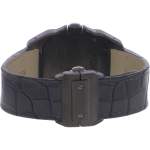 Montre d'occasion CARTIER Santos 100 Carbone homme automatique bracelet cuir d'origine - vue 3