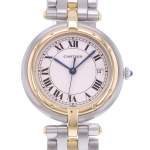 Montre d'occasion CARTIER Panthère Vendôme femme quartz bracelet or jaune 750/000 et acier - vue D1