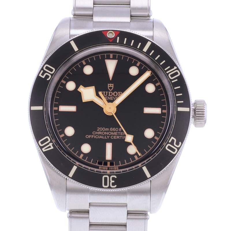 Montre d'occasion TUDOR Black Bay 58 homme mouvement automatique certifié (cosc) bracelet acier - vue D1
