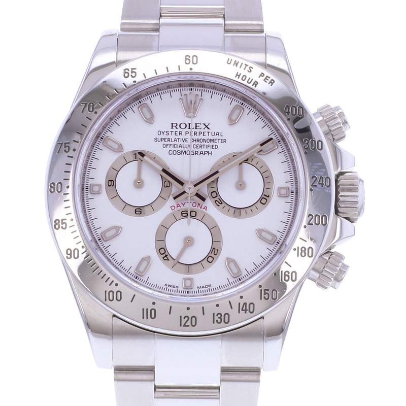 Montre d'occasion ROLEX Cosmograph Daytona APH homme mouvement automatique certifié (cosc) bracelet acier - vue D1