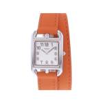 Montre d'occasion HERMES Cape Cod femme quartz bracelet cuir - vue 1