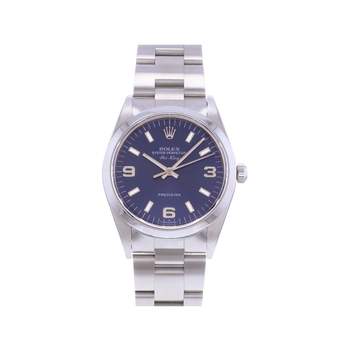 Montre d'occasion ROLEX Air King Precision homme automatique bracelet acier