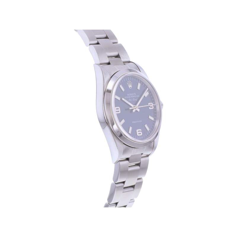 Montre d'occasion ROLEX Air King Precision homme automatique bracelet acier - vue 2