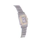 Montre d'occasion CARTIER Santos Galbée femme quartz bracelet or jaune 750/000 et acier - vue 2