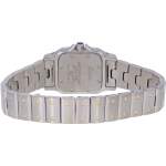 Montre d'occasion CARTIER Santos Galbée femme quartz bracelet or jaune 750/000 et acier - vue 3