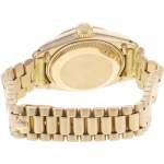 Montre d'occasion ROLEX DateJust Lady Vintage femme mouvement automatique certifié (cosc) bracelet or jaune 750/000 - vue 3