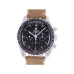 Montre d'occasion OMEGA Speedmaster Moonwatch Vintage homme mécanique bracelet cuir cresus - vue 1