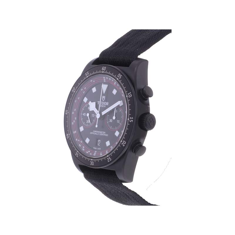 Montre d'occasion TUDOR Pelagos FXD Chrono homme mouvement automatique certifié (cosc) bracelet nato - vue D2