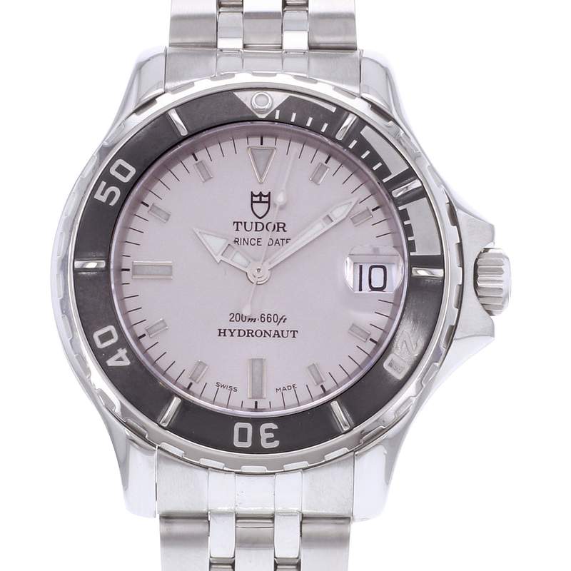 Montre d'occasion TUDOR Prince Date Hydronaut mixte automatique bracelet acier - vue D1