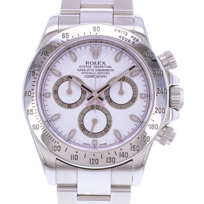 Montre d'occasion ROLEX Cosmograph Daytona APH homme mouvement automatique certifié (cosc) bracelet acier - vue D1