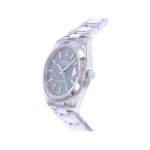 Montre d'occasion ROLEX DateJust 41 Mint homme mouvement automatique certifié (cosc) bracelet acier - vue D2