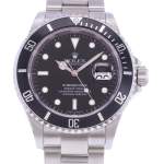Montre d'occasion ROLEX Submariner Date homme mouvement automatique certifié (cosc) bracelet acier - vue D1