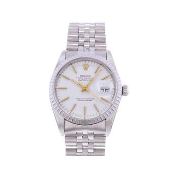 Montre d'occasion ROLEX DateJust homme mouvement automatique certifié (cosc) bracelet acier