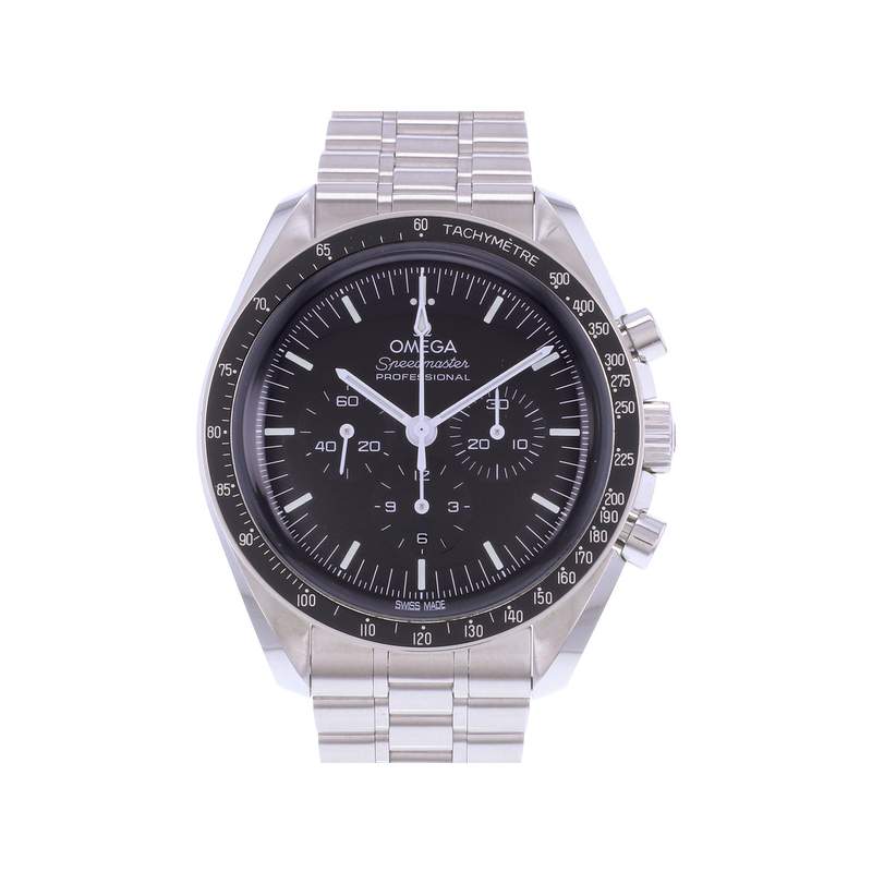 Montre d'occasion OMEGA Speedmaster Moonwatch homme mécanique bracelet acier - vue 1