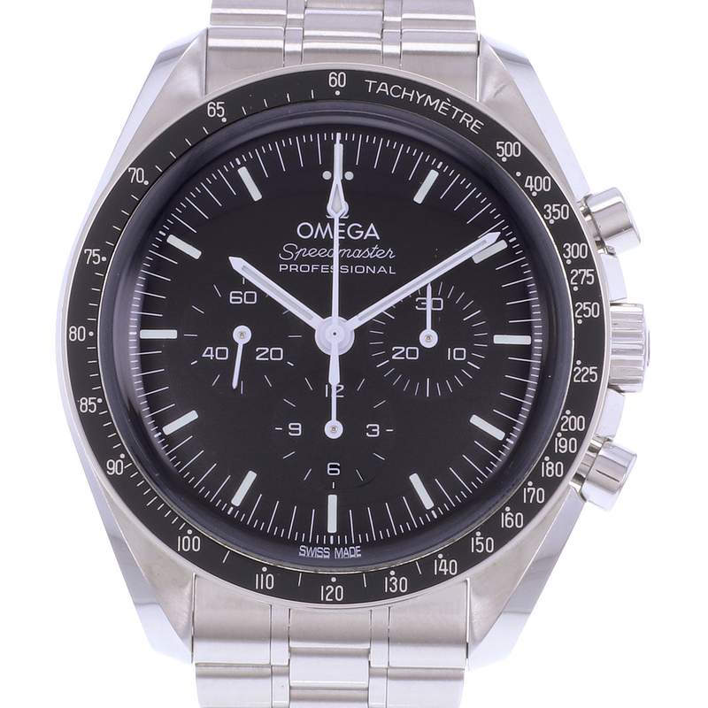 Montre d'occasion OMEGA Speedmaster Moonwatch homme mécanique bracelet acier - vue D1