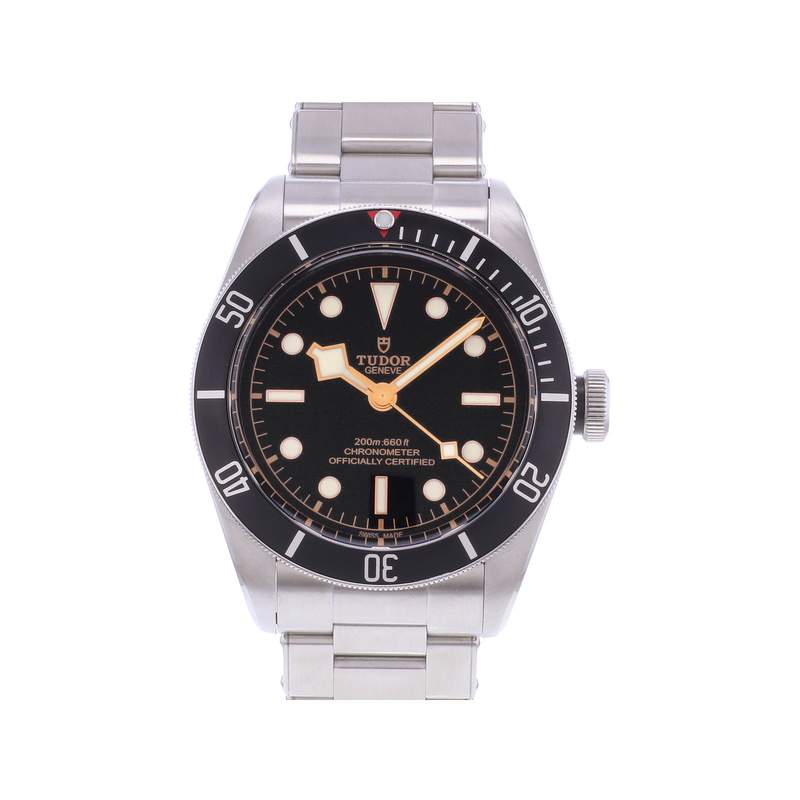 Montre d'occasion TUDOR Black Bay 41 homme mouvement automatique certifié (cosc) bracelet acier - vue 1