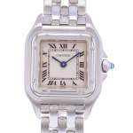 Montre d'occasion CARTIER Panthère femme quartz bracelet acier - vue D1