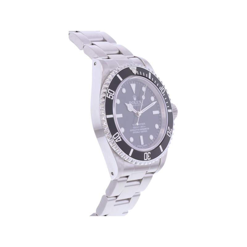 Montre d'occasion ROLEX Submariner 4 Lignes homme mouvement automatique certifié (cosc) bracelet acier - vue 2