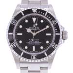 Montre d'occasion ROLEX Submariner 4 Lignes homme mouvement automatique certifié (cosc) bracelet acier - vue D1