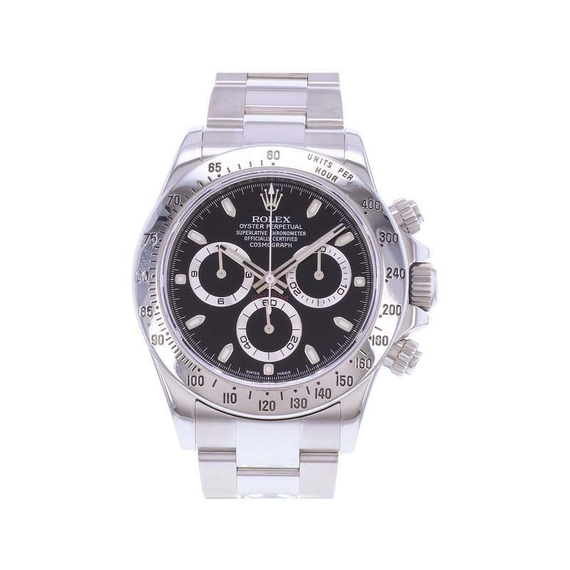 Montre d'occasion ROLEX Cosmograph Daytona homme mouvement automatique certifié (cosc) bracelet acier - vue 1