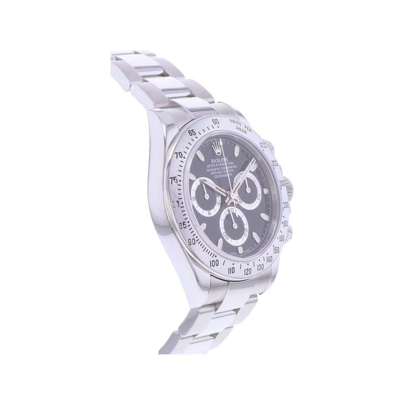 Montre d'occasion ROLEX Cosmograph Daytona homme mouvement automatique certifié (cosc) bracelet acier - vue 2