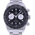 Montre d'occasion TUDOR Black Bay 41 Chrono homme mouvement automatique certifié (cosc) bracelet acier - vue D1