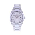 Montre d'occasion ROLEX DateJust 36 homme mouvement automatique certifié (cosc) bracelet acier - vue 1